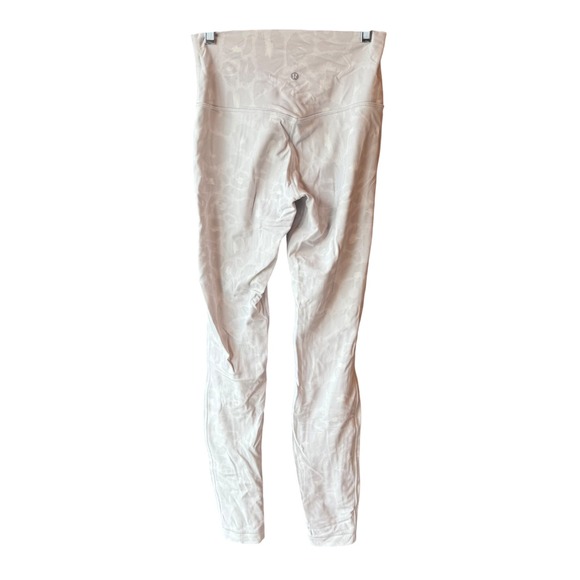 Lululemon Align High Rise Pant 28" Spray Leopard Grey Multi Nulu Leggings Sz 6 - Picture 6 of 11